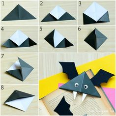 how to make an origami bat out of paper