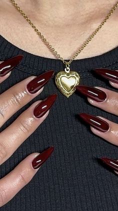 Wine Nails, Cherry Nails, Autumn Nails, Dream Nails