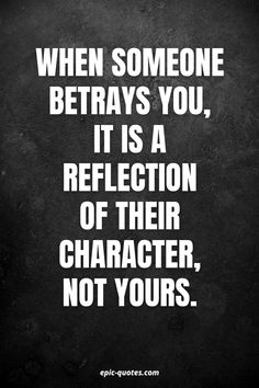 a black and white quote with the words when someone gets you, it is a reflection of their character, not yours