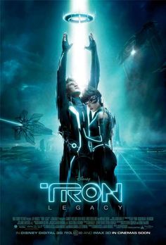 the movie poster for tron legacy