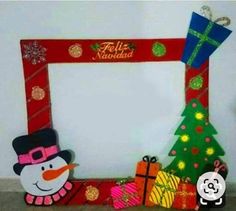 Xmas Photo Frames, Party Photo Frame, Christmas Party Photo, Christmas Photo Frame, Xmas Photos, Christmas Crafts For Kids To Make, Christmas Frames