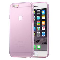 an iphone case is shown in pink