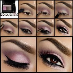 Pretty in Pink Mary Kay Eyes, Purple Eye Makeup, Pink Eye Makeup, Makijaż Smokey Eye, Makeup Hacks, Pink Eyeshadow