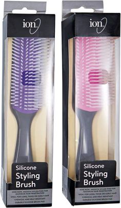 Ion 9 Row Silicone Brush Flat Twist, Silicone Brush, Styling Brush, Hair Routines, Smooth Hair, Hair Care Tips, Great Hair