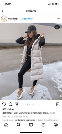 Gilet Outfit, Puffer Outfit, Casual Weekend Style, Look Boho Chic, Best Winter Outfits, Beige Outfit, Vest Outfits