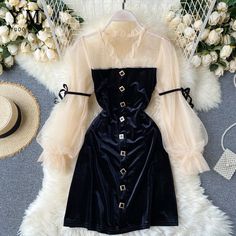 Egirl Aesthetic, Aesthetic Goth, Classy Dress Outfits, Stylish Dresses For Girls, Kpop Fashion Outfits, Fashion Design Clothes, Girls Fashion Clothes, Teenage Fashion Outfits