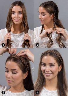 peinados-mexicanos-modernos-trenzas-sencillos Real Hairstyles, Mexican Hairstyles, Work Hairstyles, Braid Hairstyles