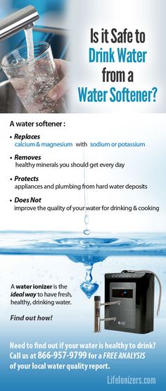 an advertisement for water softener is shown