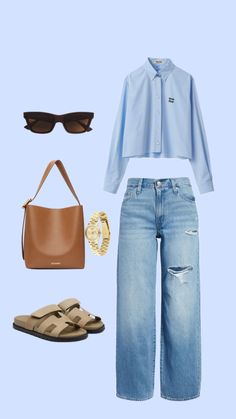 Outfit Inspo Casual, Everyday Fashion Outfits, Summer Fashion Outfits, Lookbook Outfits, Simple Outfits, Color Matching, Streetwear Fashion, Everyday Fashion, Stylish Outfits