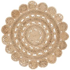 an image of a round doily on a white background