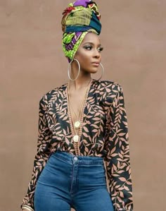 Mode Hippie, Mode Turban, Afro Style, Mixed Prints, African Inspired Fashion, African Attire, Maxi Skirts, Head Wrap, Head Wraps