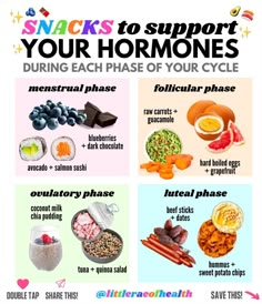 Emily, IINHC | your hormone health bestie (@littleraeofhealth) • Instagram photos and videos Emily Rae Hormone, Low Calorie Foods List, Menstrual Phases, Cycle Synching, Hormone Healing, Period Health, Healthy Period, Period Care, Cycle Syncing