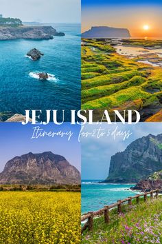 Jeju Island Itinerary Jeju Island South Korea, Seoul Travel, Planning A Trip, Island Travel, Travel Goals, Busan