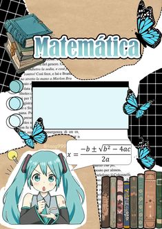 Matematicas Aesthetic, Assignment Cover Page Ideas Aesthetic, Math Notebook Cover, Cover Page For Project, Book Cover Page Design, Kawaii Cat Drawing, Book Cover Page, Creative School Project Ideas