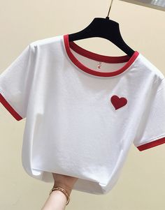 T-shirt cute t-shirtColor: white, pinkSize(cm): S, M, L, XL, 2XLS: length 54cm bust 88cm sleeve length 17cmM: length 55cm bust 92cm sleeve length 17.5cmL: length 56cm bust 96cm sleeve length 18cmXL: length 57cm bust 100cm sleeve length 18.5cm&ltp&gt2XL: length 58cm bust 104cm sleeve length 19cm&lt/p&gt&ltbr/&gt White Kawaii T-shirt For Summer, White Kawaii Crew Neck Top, Kawaii Cotton T-shirt With Crew Neck, Kawaii Cotton Tops, White Kawaii Tops For Summer, Kawaii Cotton Crew Neck Top, Cute White Tops With Letter Print, Kawaii Cotton Crew Neck T-shirt, Cute Cotton Crew Neck T-shirt