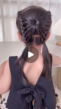 Rk style on Instagram: "@4rabetcom_official
#loyalmedia
#babyhairstyles" Easy Toddler Braids, Girls Hairdos, Toddler Braids, Hair Tutorials, Hair Styling, Baby Hairstyles