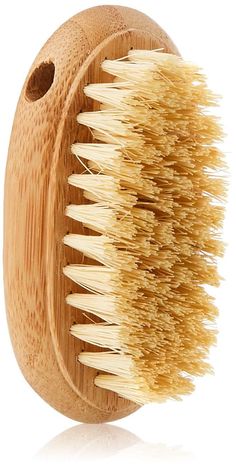 Made from sustainable fast-growing bamboo and with 100% plant (coconut) bristles, this nail brush is completely biodegradable, vegan and natural. Biodegradable Vegan & cruelty free Fast growing bamboo wood handle Natural coconut bristles Nail brush with treated wooden handle, coconut bristles and sisal string. Great brush for nails but also for remove hair from clothes from your pets, clean shoes, clean tile joints or even to brush vegetables. Dimensions:  8 cm x 4 cm x 3.5 cm Materials: Wooden brush with coconut bristles and sisal string. Precautions: keep in a dry place. Growing Bamboo, Wooden Brush, Remove Hair, Clean Tile, Nail Brush, Nail Brushes, Clean Shoes, Self Service, Fast Growing