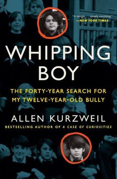 the book cover for whipping boy by allen kurwigell and an image of people in