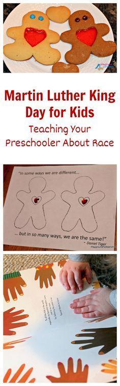 martin luther king's day for kids teaching your preschool about race with handprints