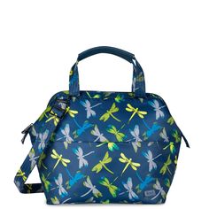 With its thermal insulation, this bag is the perfect work or school carry-along. Not only will it keep your food cool on the hottest of days, but it is also easy to clean. This tote includes an adjustable shoulder strap and unique designs to add a pop of color to your day. #LugLife #BotanicalMulti #LunchBag #Lunch #WomensFashion Lug Bags, Small Luggage, Party Purse