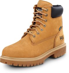 PRICES MAY VARY. Waterproof nubuck leather upper Timberland PRO 24/7 comfort system to reduce foot fatigue Oil and slip resistant Thermoplastic Urethane (TPU) outsole with MaxTRAX tread for superior slip resistance Steel toe ASTM F2413-18 M/ I/ C EH compliant Waterproof nubuck leather upper. Breathable and moisture wicking lining. 200 grams Thermolite insulation. Timberland PRO 24/7 comfort system to reduce foot fatigue. Seam-sealed waterproof construction. PU midsole. Oil and slip resistant The Black Timbs, Construction Boots, Mens Chukkas, Timberland Pro, Favorite Boots, Work Boot, Boot Brands, Cool Boots, Safety Shoes