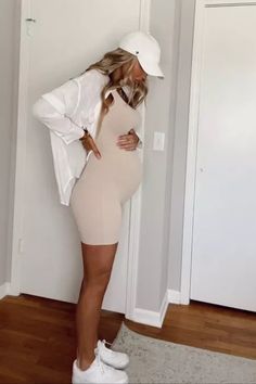 Tanologist Mousse, Dress Latina, Pregnancy Outfits Casual, Pregnant Outfit, Shirt Romper