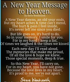 a new year message to heaven