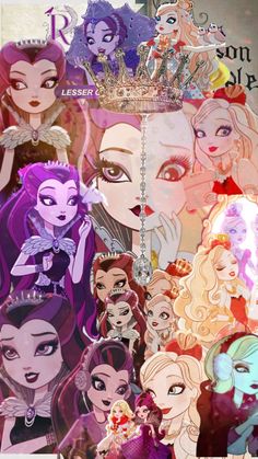 an image of many different princesses and tiaras