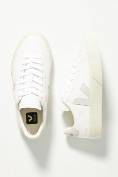 Shop the Veja Campo Leather Sneakers and more at Anthropologie today. Read customer reviews, discover product details and more. Vejas Campo Sneaker Outfit, Office Sneakers, Anthropologie Brands, High Quality Shoes, Leather Conditioner, White Sneakers, White Sneaker