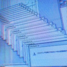 a computer screen with many different types of papers on it