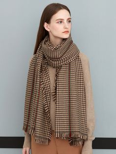 2023 NEW  Real Wool Women Scarf Stole Plaid Wool Scarves for Women Winter Warm Female Poncho Cape Casual Plaid Wool Scarf, Winter Wool Handwoven Scarves, Winter Woven One-size Shawl, Plaid Winter Scarves One Size, Luxury Wool Plaid Scarves, Wool Poncho, Poncho Cape, Wool Shawl, Wool Plaid