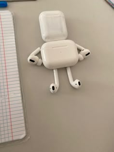 an apple airpods sitting on top of a table