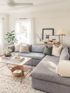 the living room is clean and ready for us to use in its new owner's home