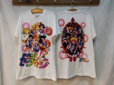 Sailor Moon Full-Crew Full-Color Tribute T-Shirt - Vintage Band Shirts Vintage Band Shirts, Anime Tees, Moon Shirt, Movie Tees, Sailor Mercury, Sailor Jupiter, Sailor Venus, Sailor Mars, Band Shirts