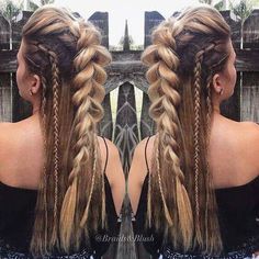 Fishtail Braid, Long Braids, Box Braids Hairstyles, French Braid, Hair Dos, Pretty Hairstyles