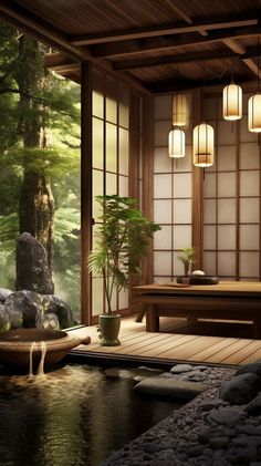 Zen Japanese Interior Design Interior Design Luxury Modern, Japan Decor, Space Drawing, Zen House, Japandi Living