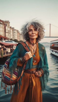 Bohemian Boho Lifestyle, Gypsycore Fashion Women, Nomad Outfit Boho Style, Middle Aged Boho Style, Boho Woman, Hippie Women, Hippie Style Long Boho Dress As Beach Cover-up, Gypsiesoul Fashion Outfits, Boho Chic Style Outfits