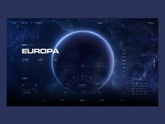 the european space station is shown in this screenshot from europa's website