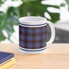 Coffee mug in the family tartan for Clan Rutherford; from the Plaidwerx shop at Redbubble. Maclean Tartan, Clan Macgregor, Clan Macleod, County Donegal, Stewart Tartan