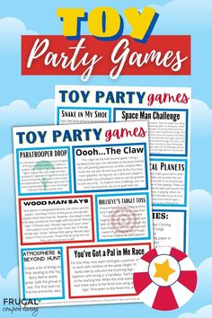 toy party games for kids to play with