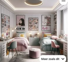 Bedroom For Two Sisters Teenagers, Room Ideas For Two Sisters Aesthetic, Teen Girl Shared Bedroom, Teen Girls Shared Bedroom Ideas, Shared Teen Girls Room, Shared Bedroom Ideas For Teens, Teen Shared Bedroom, Girls Shared Bedroom Ideas, Small Bedroom Ideas For 2 Sisters