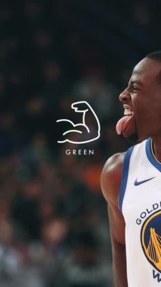 a basketball player with his tongue hanging out