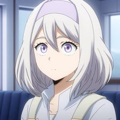 White Hair Purple Eyes, White Hair Oc, Oc Bnha, 1080p Anime Wallpaper, Female Hero, Purple Eyes, Moon Art, Purple Hair