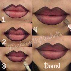 Lipstick Tutorial, Makeup For Black Skin, Lip Makeup Tutorial, Makeup Artist Tips, Face Makeup Tips, Pinterest Makeup