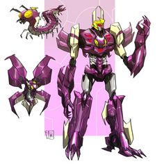 Transformers Insecticons Art, Insecticons Transformers, Transformers Insecticons, Transformer Oc, Caterpillar Butterfly