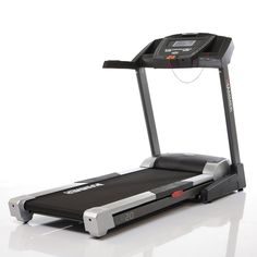 the treadmill is equipped with an electronic display