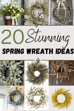 the top 20 stunning spring wreath ideas