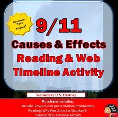 9/11 was the most horrific day in American history. The best way to teach about an event like this is to have the students work independently, with no distractions. By listening and viewing people’s reactions to the events taking place, students will begin to feel sadness, sympathy and anger – the same feelings of those who witnessed the terrorist attacks personally. Reading Strategies Anchor Charts, History Topics, Interactive Timeline, No Distractions, Text Structure, Ela Classroom