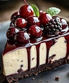 Grandma Black, Cheesecake Delight, Cool Recipes, Black Forest Cheesecake, Just Pies, Colorful Desserts, Grandma's Kitchen, Jamie Oliver Recipes, Black Forest Cake