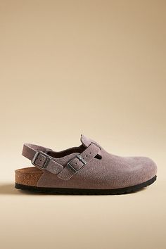 You’re a shoe -in for incredible style and comfort when you slip on Birkenstock®. (P.S. it’s our favorite step when putting together an OOTD)! | Tokio Clogs by Birkenstock in Purple, Women's, Size: 36, EVA/Suede at Anthropologie Birkenstock Tokio, Shoes Unique, Purple Fits, New Today, Birkenstock Shoes, Shoe Sale, Shoe Shop, Sales Gifts, Flat Shoes Women